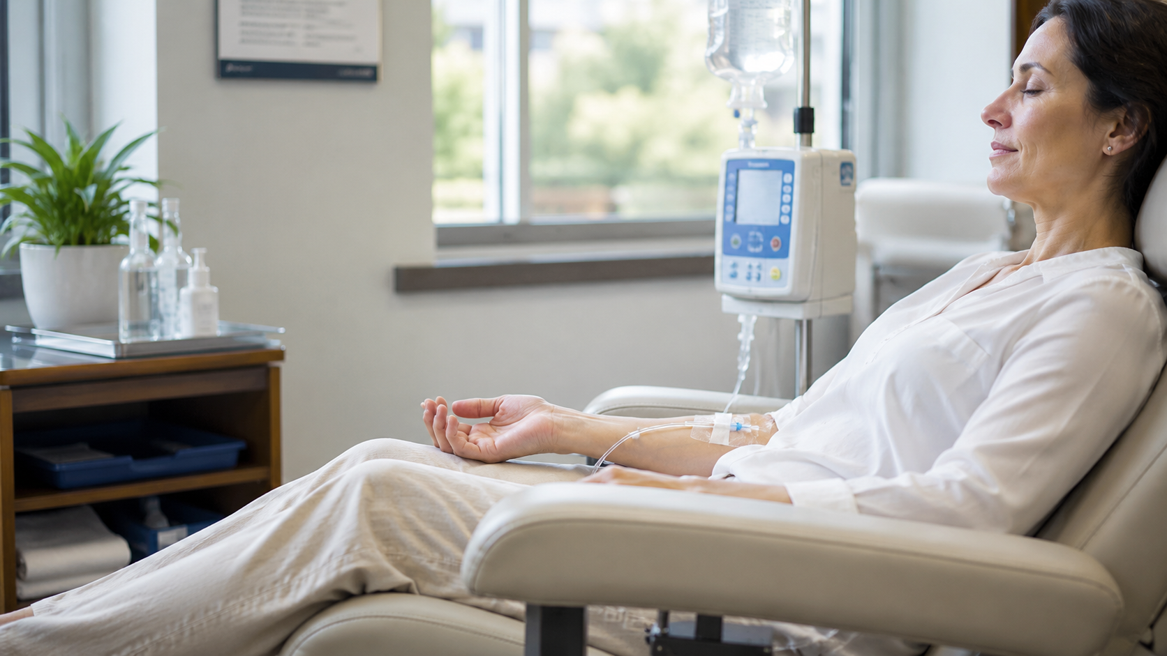 Perfusion antalgique sous surveillance médicale