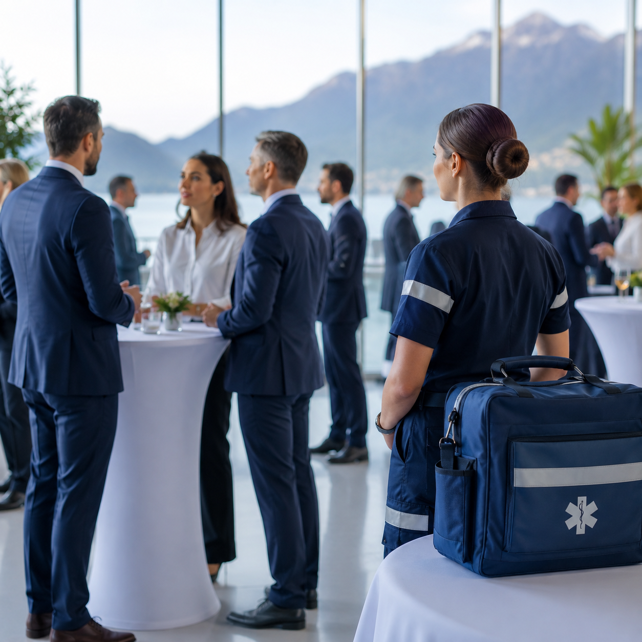 Présence médicale lors d’un événement professionnel